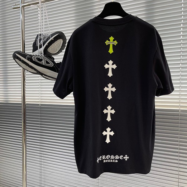 クロムハーツ セメタリークロス♪ロゴTシャツ コピー Kui88804